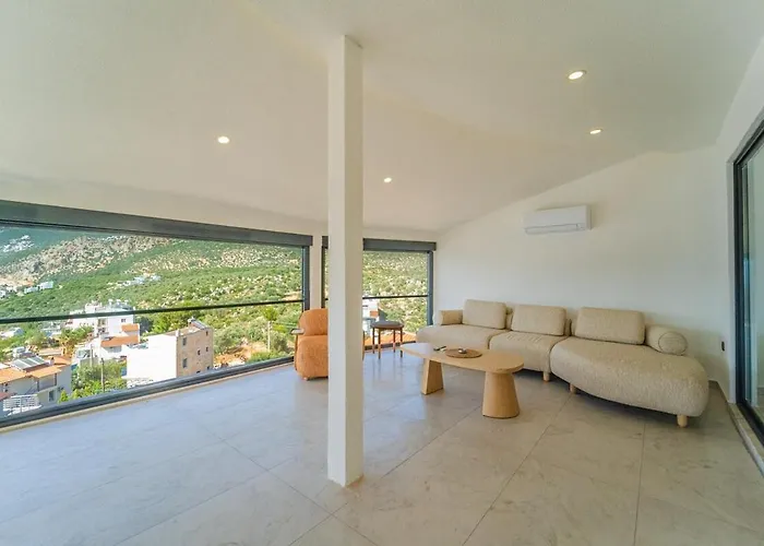 Full Sea View With Pool And Jacuzzi In Kalkan 4 * 卡斯
