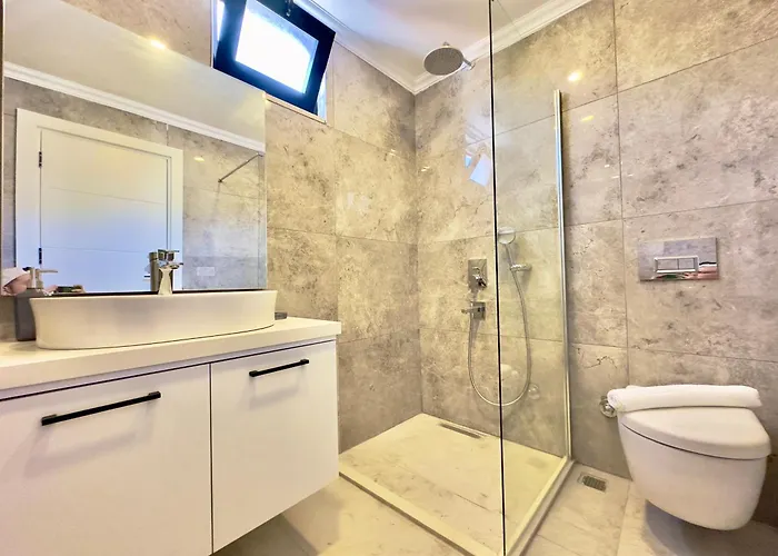 Full Sea View With Pool And Jacuzzi In Kalkan 4 Apartment *