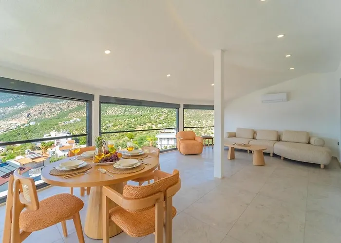 Apartment Full Sea View With Pool And Jacuzzi In Kalkan 4