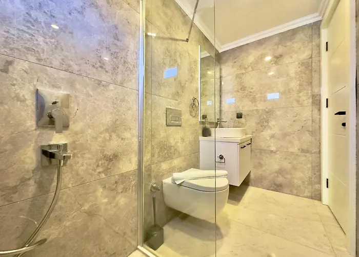 Full Sea View With Pool And Jacuzzi In Kalkan 4 Apartment