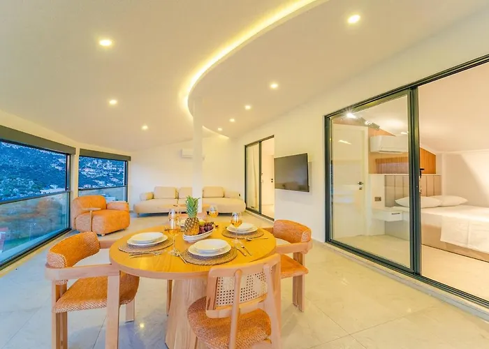 Apartment Full Sea View With Pool And Jacuzzi In Kalkan 4
