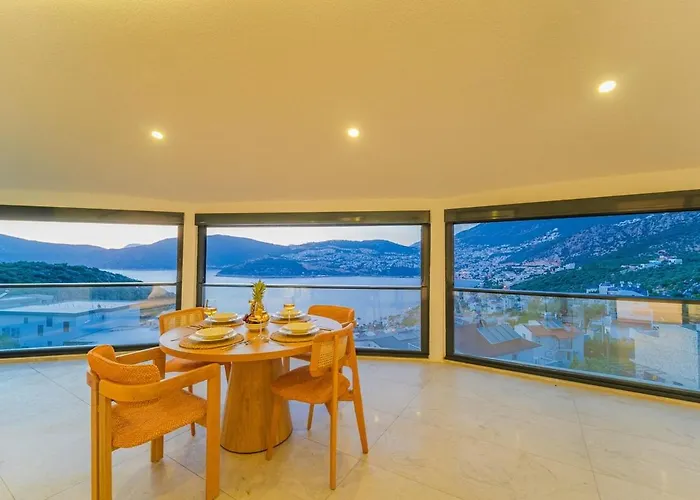 Apartment Full Sea View With Pool And Jacuzzi In Kalkan 4 Kas