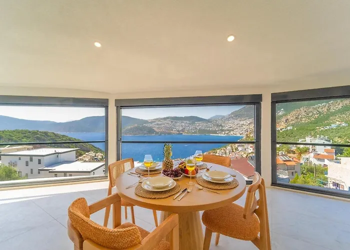 Full Sea View With Pool And Jacuzzi In Kalkan 4 *