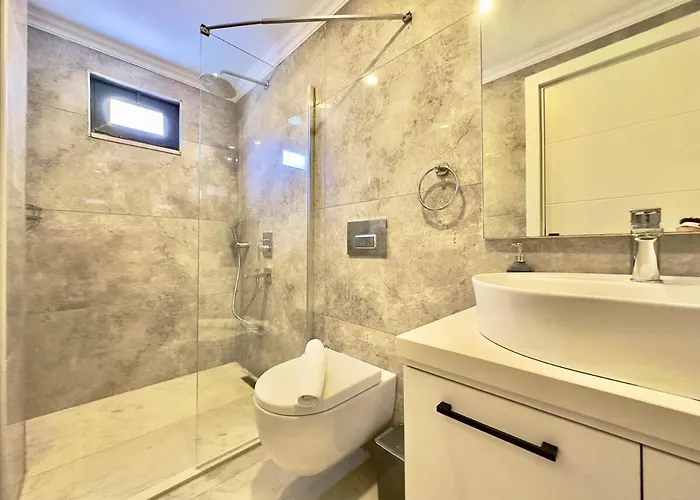 Full Sea View With Pool And Jacuzzi In Kalkan 4 Apartment