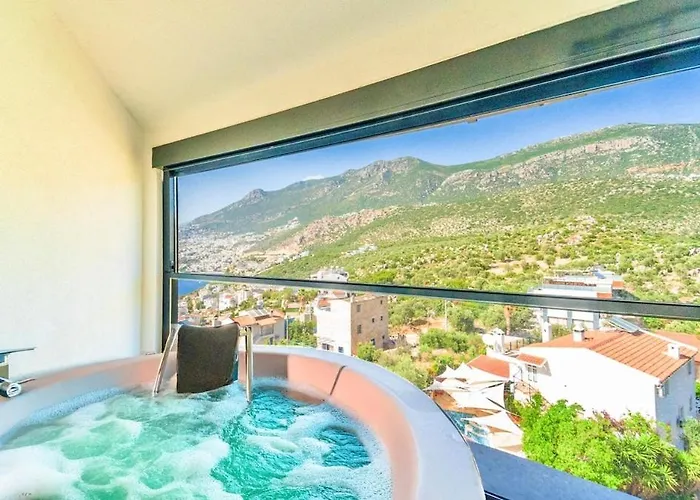Apartment Full Sea View With Pool And Jacuzzi In Kalkan 4