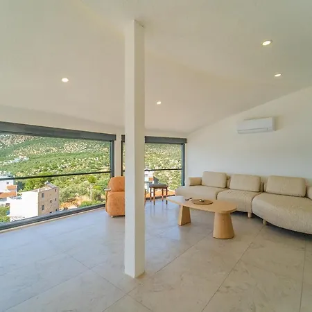 Full Sea View With Pool And Jacuzzi In Kalkan 4 * קס